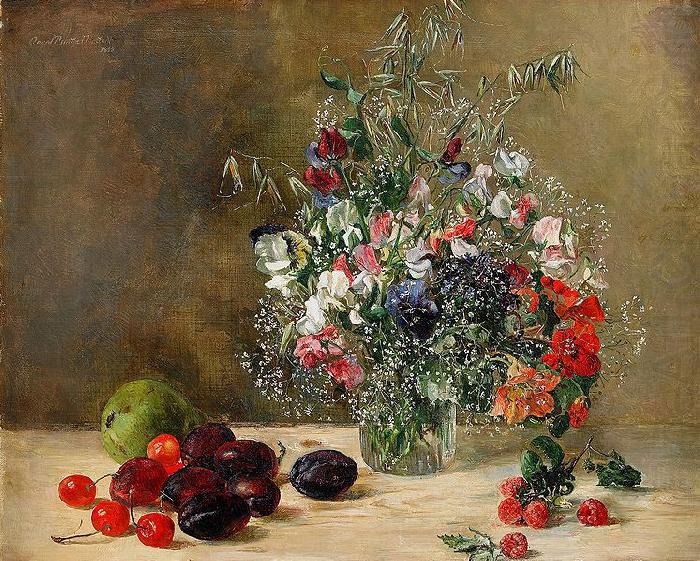 Anna Munthe-Norstedt Still Life with Flowers and Fruits china oil painting image